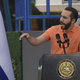 Salvadoran President Nayib Bukele speaks in La Libertad, El Salvador, on August 26, 2022.